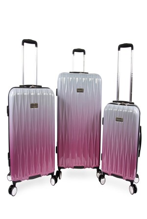 Juicy Couture 3-piece Hardside Spinner Luggage Set Hopea Fuksia | JC-SN651919