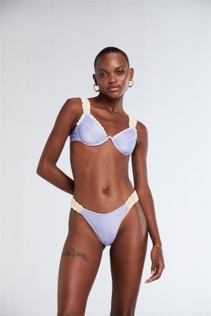 Juicy Couture Alessia Lilac Shine With Crochet Top Violetit | JC-SN651837