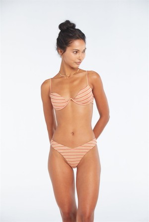 Juicy Couture Anahi Multicolor Stripes Bottom Monivärinen | JC-SN651866