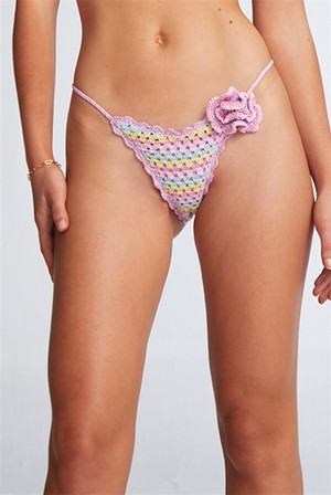 Juicy Couture Capittana Beatriz Bikini Bottom Violetit | JC-SN651874