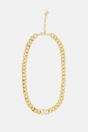 Juicy Couture Chain JC Necklace Kultaiset | JC-SN652368