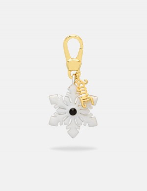 Juicy Couture Enamel Snowflake Charm Kultaiset | JC-SN652400