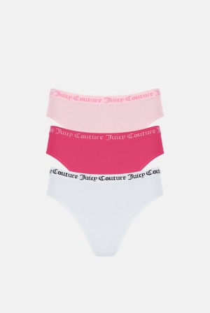 Juicy Couture Litteät Knit Seamless Mid-rise Brief Pack X3 Monivärinen | JC-SN652232