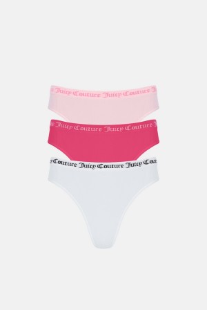 Juicy Couture Litteät Knit Seamless Ranne Pack X3 Monivärinen | JC-SN652234