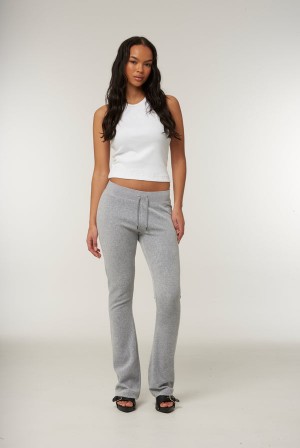 Juicy Couture Low Rise Flare Classic Velour Track Pant Hopea | JC-SN652015