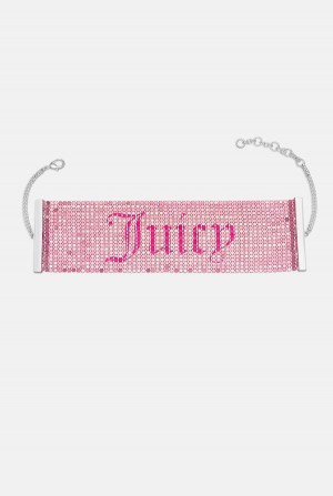 Juicy Couture Mesh Choker Pinkki | JC-SN652349