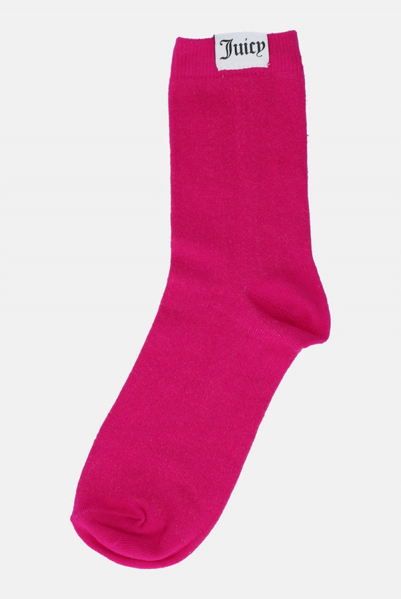 Juicy Couture 3 Pack Flag Label Sock Monivärinen | JC-SN652323