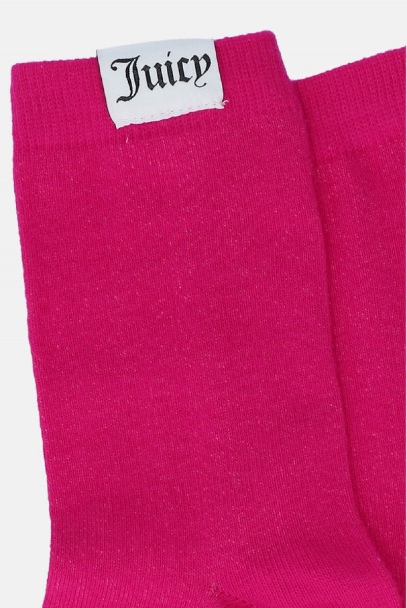 Juicy Couture 3 Pack Flag Label Sock Monivärinen | JC-SN652323