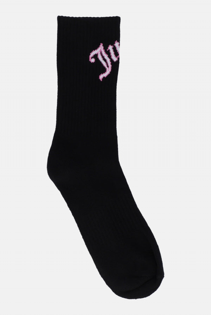 Juicy Couture 3 Pack Logo Urheilu Sock Monivärinen | JC-SN652324