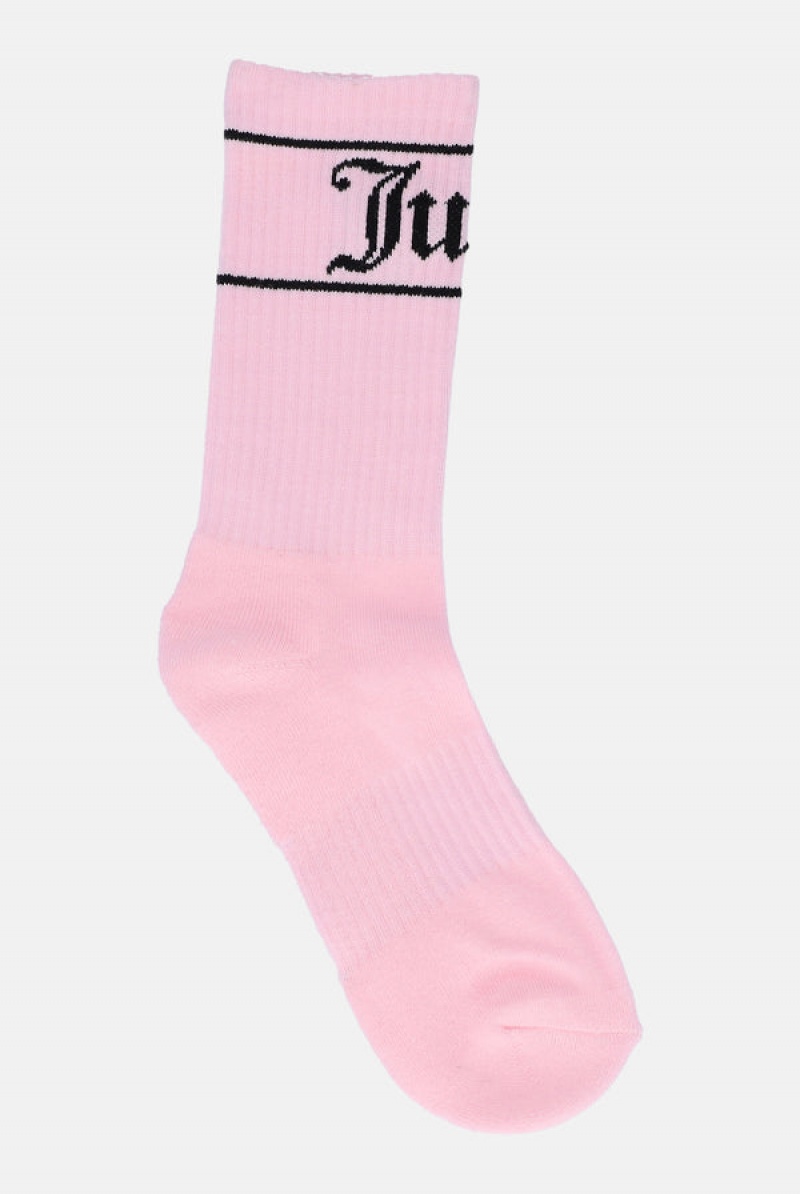 Juicy Couture 3 Pack Logo Urheilu Sock Monivärinen | JC-SN652325