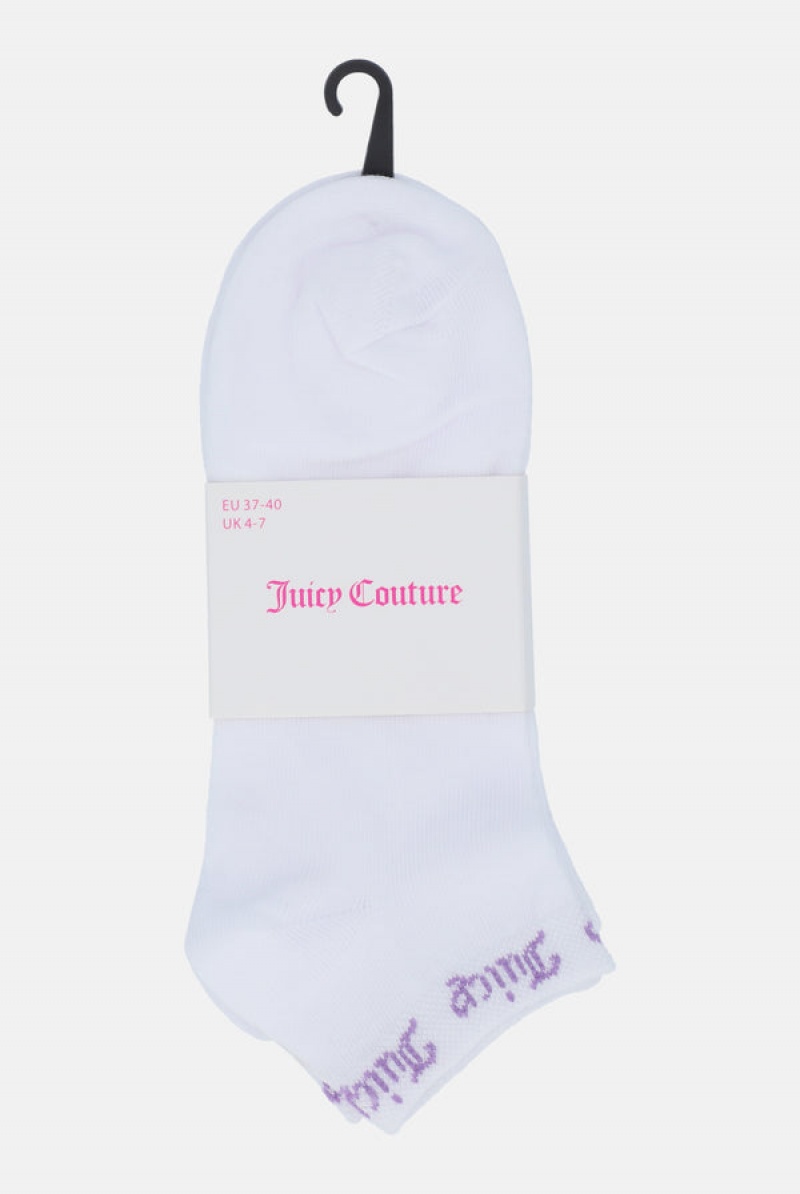 Juicy Couture 3 Pack Top Logo Trainer Liners 3 Pack Monivärinen | JC-SN652320