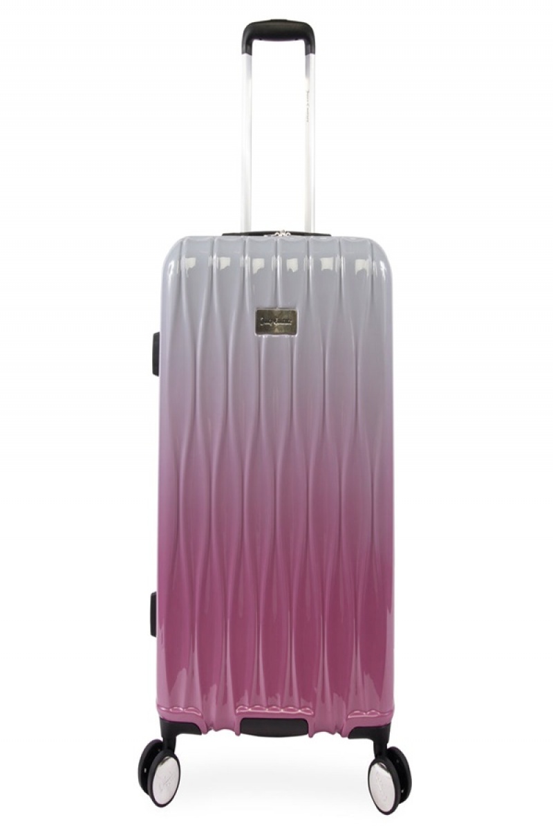 Juicy Couture 3-piece Hardside Spinner Luggage Set Hopea Fuksia | JC-SN651919