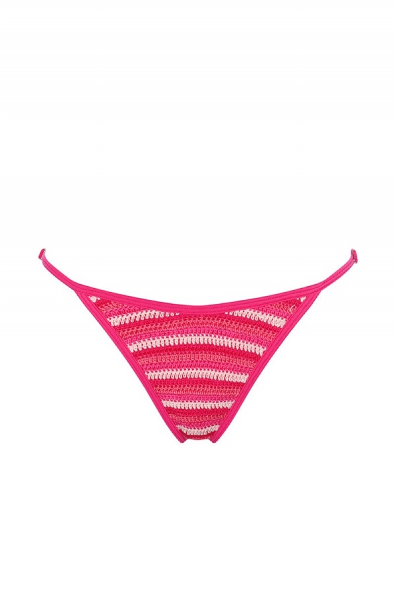 Juicy Couture Capittana Cuba Bikini Bottom Pinkki | JC-SN651877