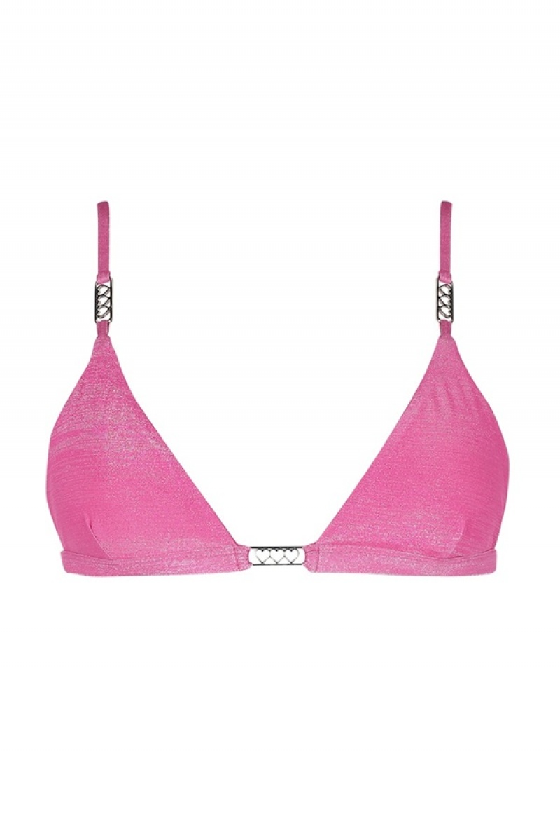 Juicy Couture Capittana Dalia Bikini Top Fuksia | JC-SN651857