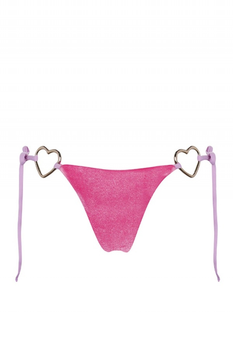 Juicy Couture Capittana Monica Bikini Bottom Fuksia | JC-SN651879