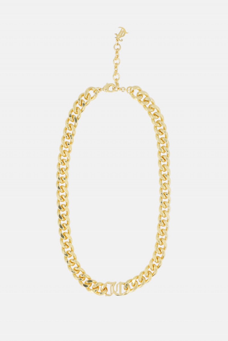 Juicy Couture Chain JC Necklace Kultaiset | JC-SN652368