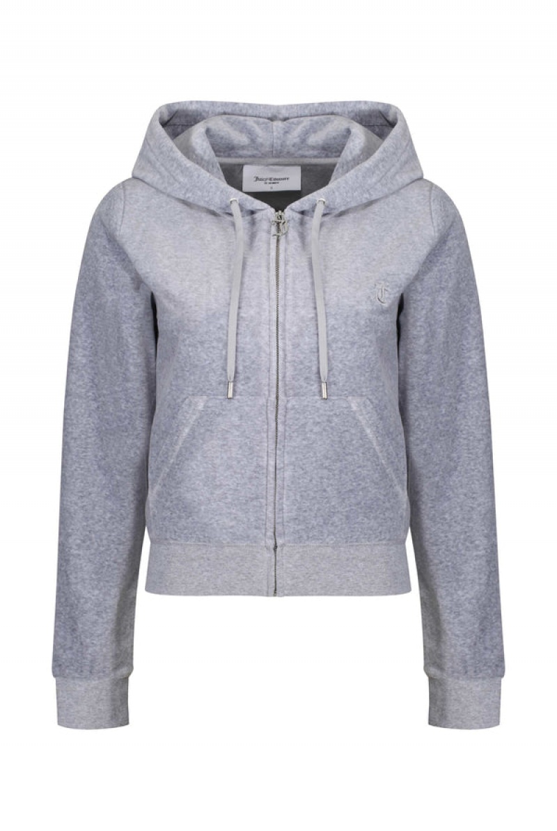 Juicy Couture Classic Velour Robertson Hoodie Hopea | JC-SN652029