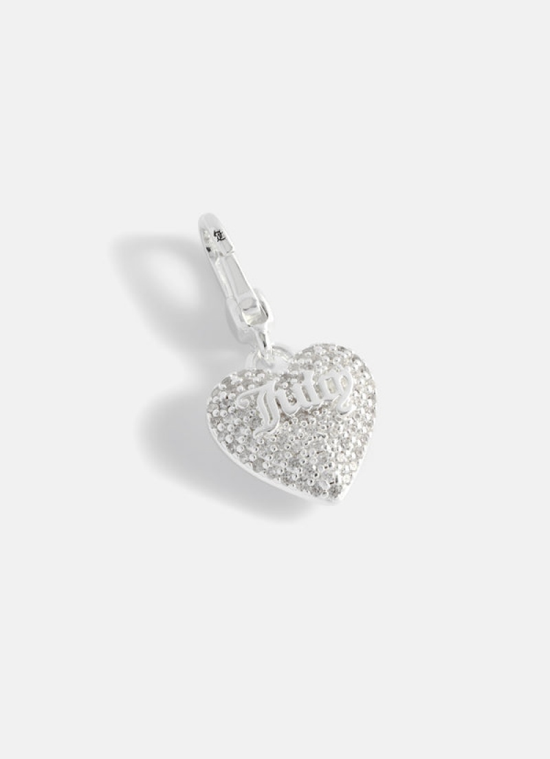 Juicy Couture Crystal Heart Charm Hopea | JC-SN652390