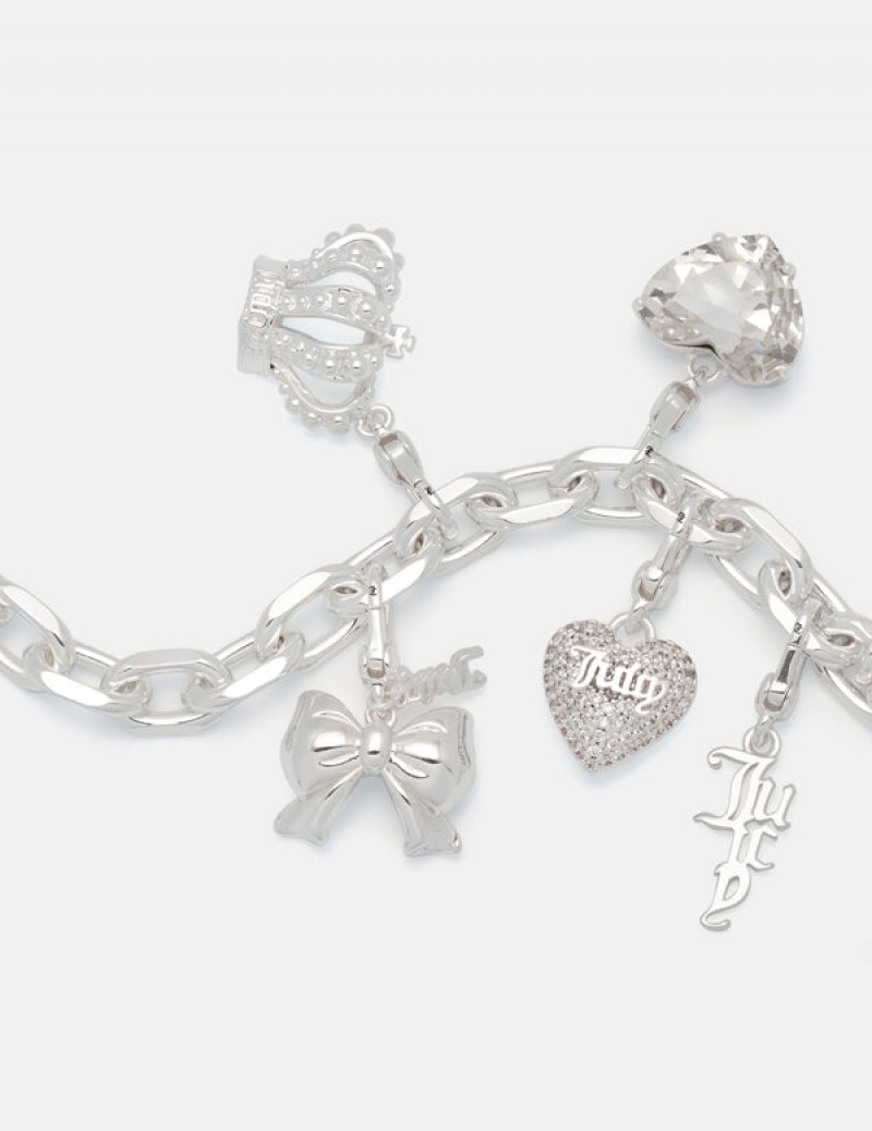 Juicy Couture Crystal Heart Charm Hopea | JC-SN652390