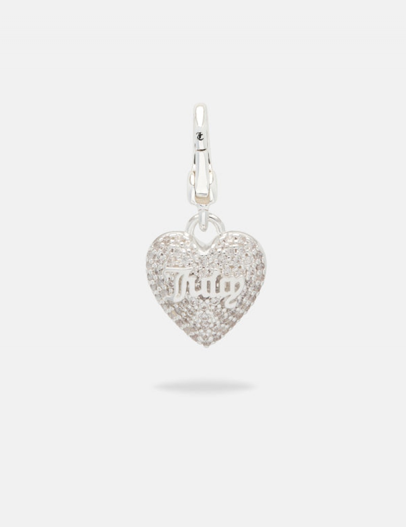 Juicy Couture Crystal Heart Charm Hopea | JC-SN652390