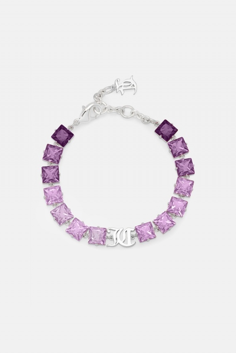 Juicy Couture Crystal JC Bracelet Violetit | JC-SN652360