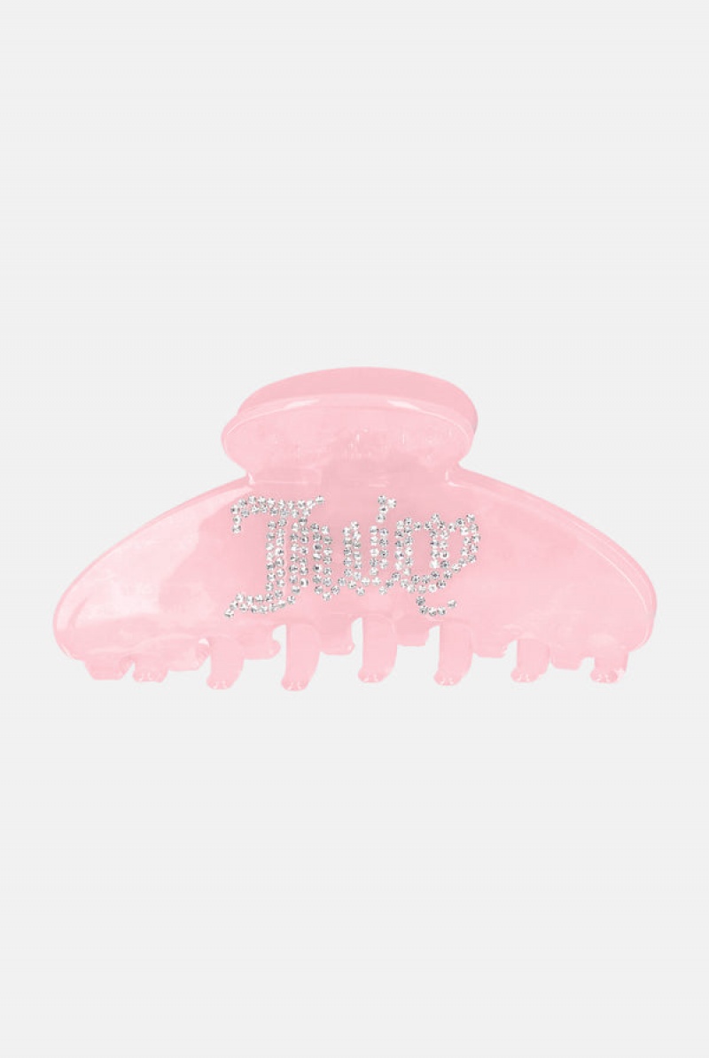 Juicy Couture Diamante Claw Clip Pinkki | JC-SN652328