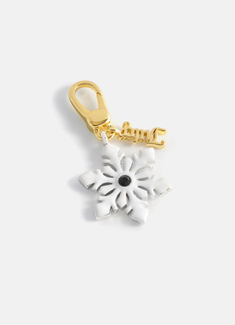 Juicy Couture Enamel Snowflake Charm Kultaiset | JC-SN652400