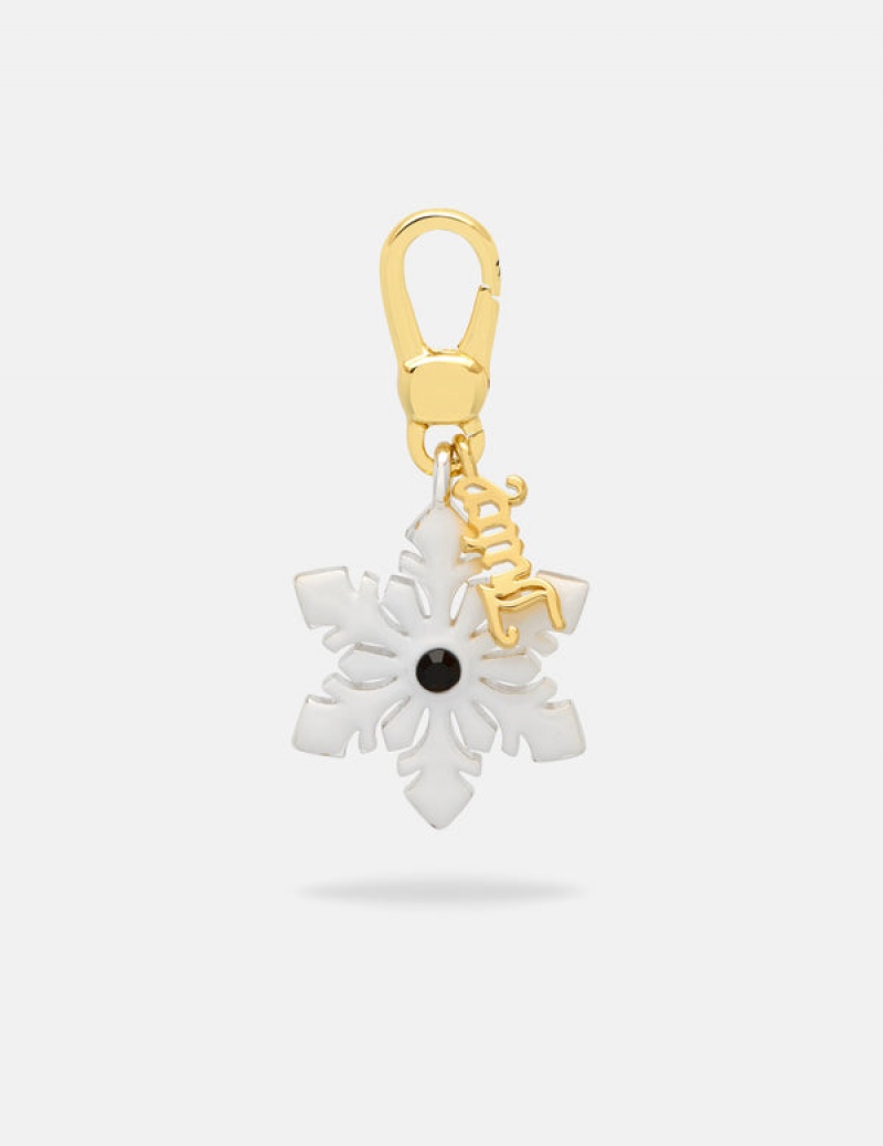 Juicy Couture Enamel Snowflake Charm Kultaiset | JC-SN652400