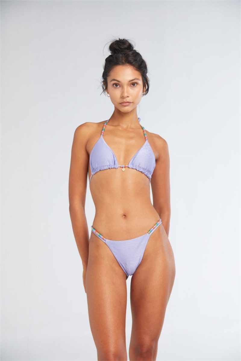 Juicy Couture Iris Lilac Shine Top Violetit | JC-SN651842