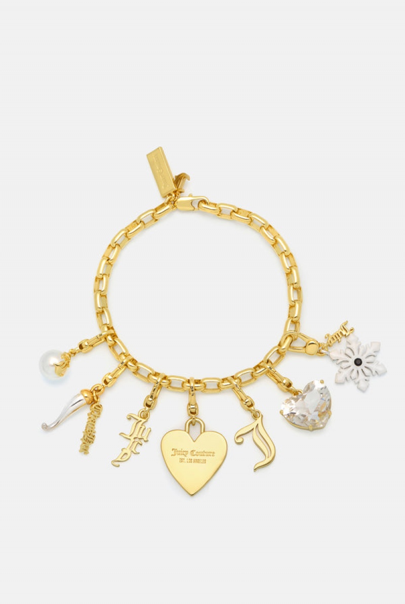 Juicy Couture JC Charm Bracelet Kultaiset | JC-SN652404