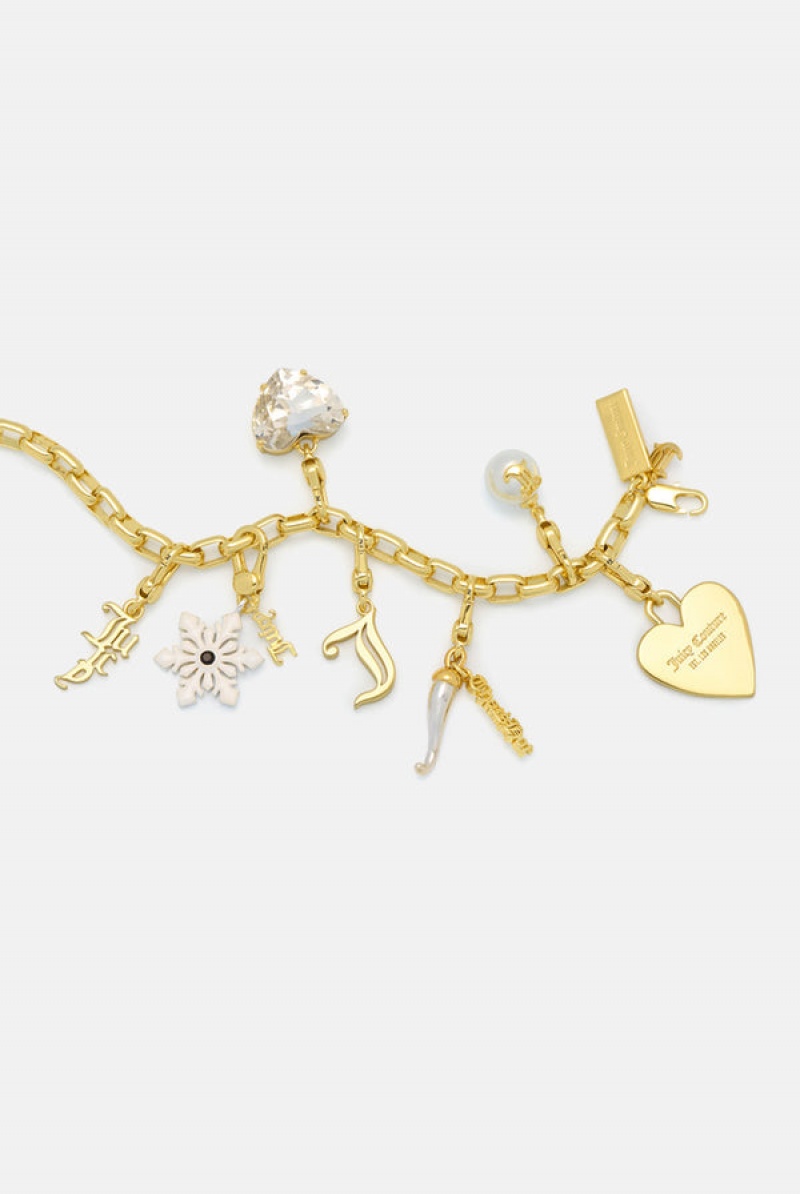 Juicy Couture JC Charm Bracelet Kultaiset | JC-SN652404