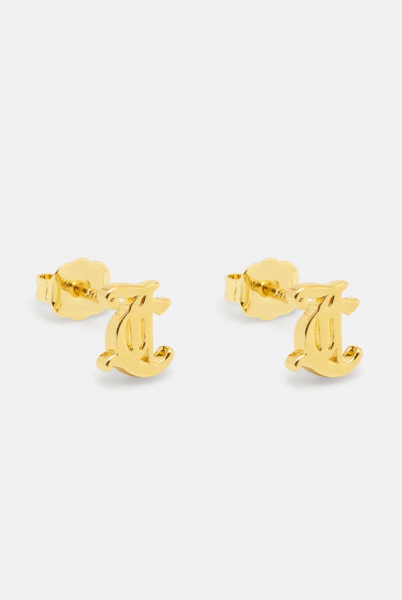 Juicy Couture JC Stud Earrings Kultaiset | JC-SN652345