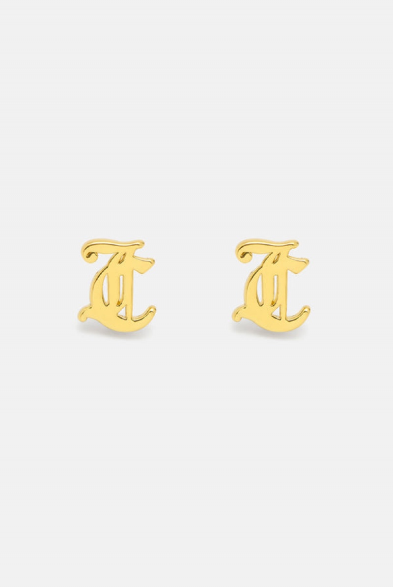 Juicy Couture JC Stud Earrings Kultaiset | JC-SN652345