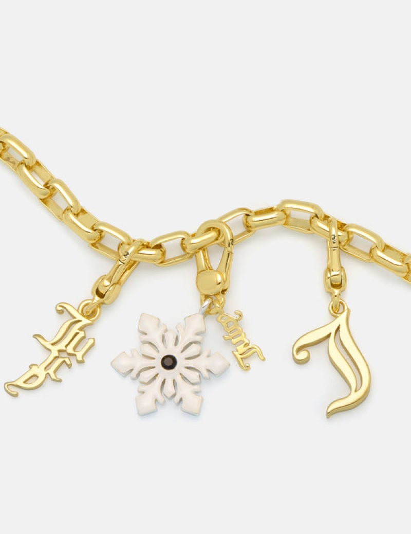 Juicy Couture J' Initial Charm Kultaiset | JC-SN652399