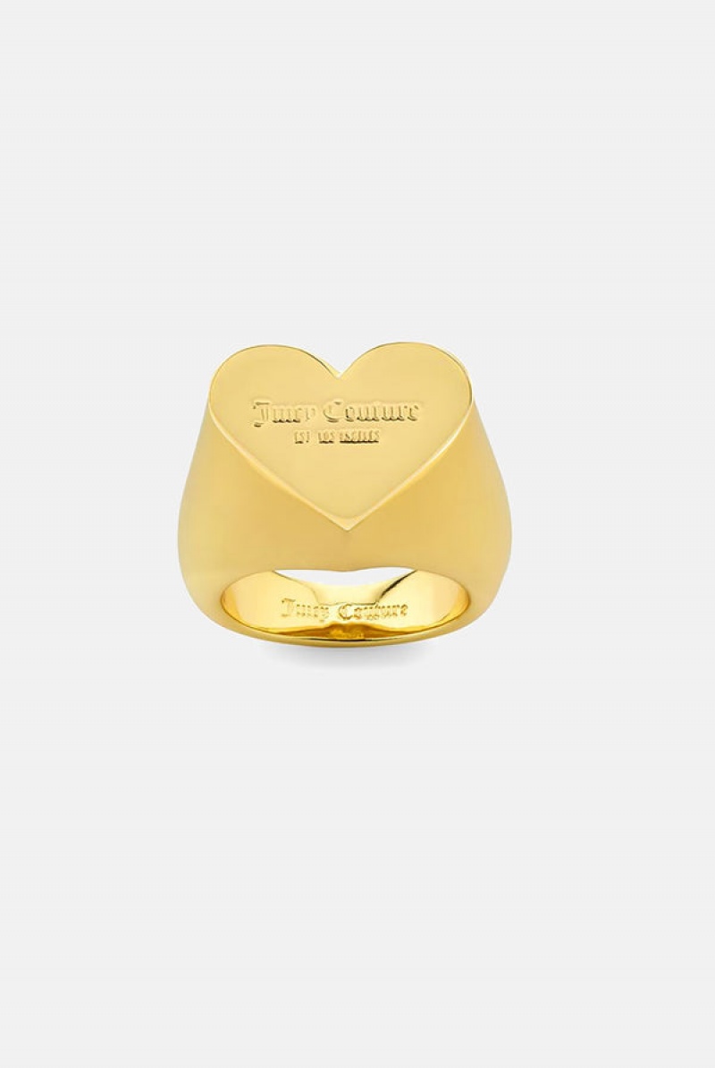 Juicy Couture Juicy Couture Heart Ring Kultaiset | JC-SN652372