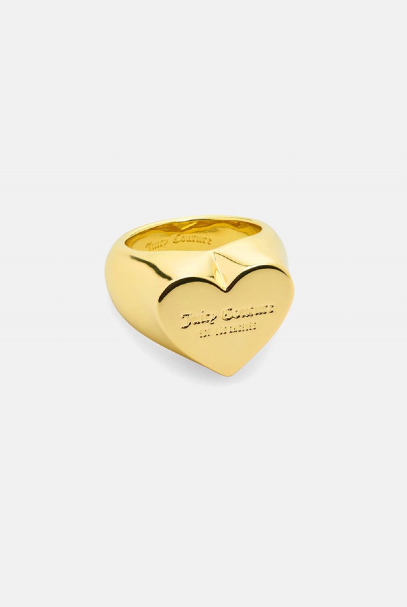 Juicy Couture Juicy Couture Heart Ring Kultaiset | JC-SN652372