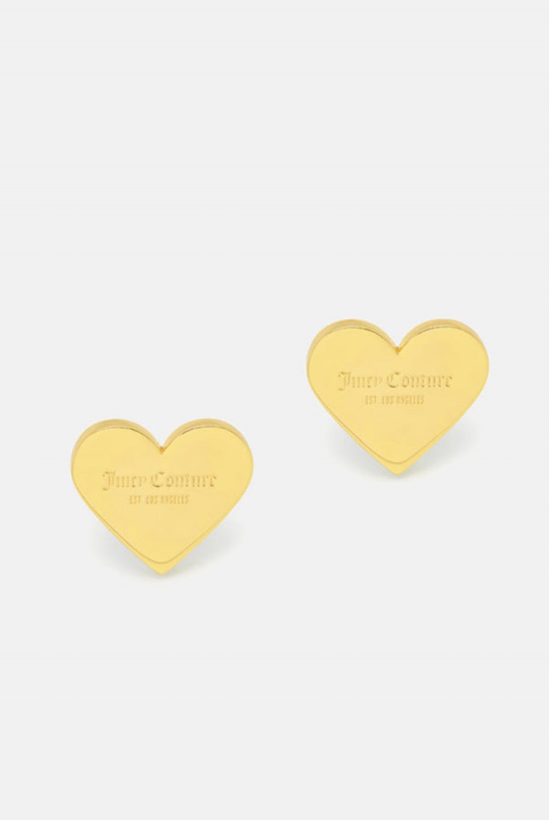 Juicy Couture Mini Heart Stud Earrings Kultaiset | JC-SN652370