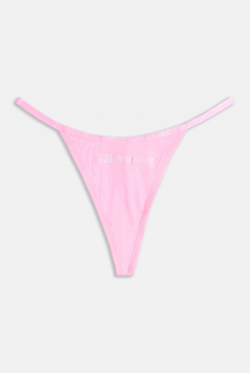 Juicy Couture Monday To Friday' Pack Of 5 Thongs Valkoinen | JC-SN652264