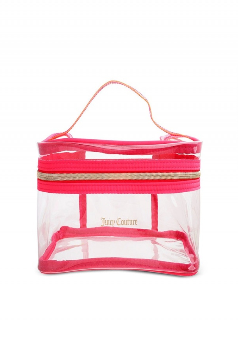 Juicy Couture Nested Makeup Bag Set Pinkki Keltainen Oranssi | JC-SN651915