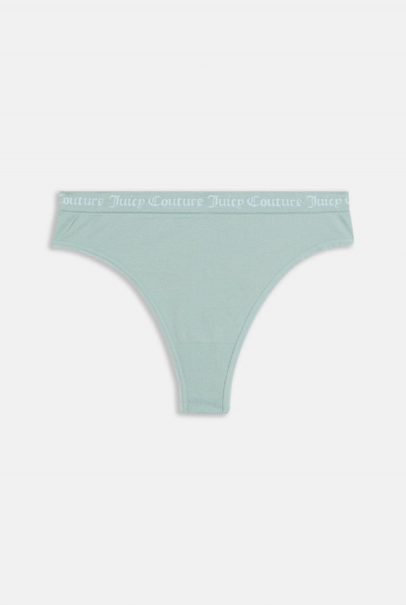 Juicy Couture Pack Of 3 Litteät Knit Seamless Thongs Ruskea | JC-SN652273