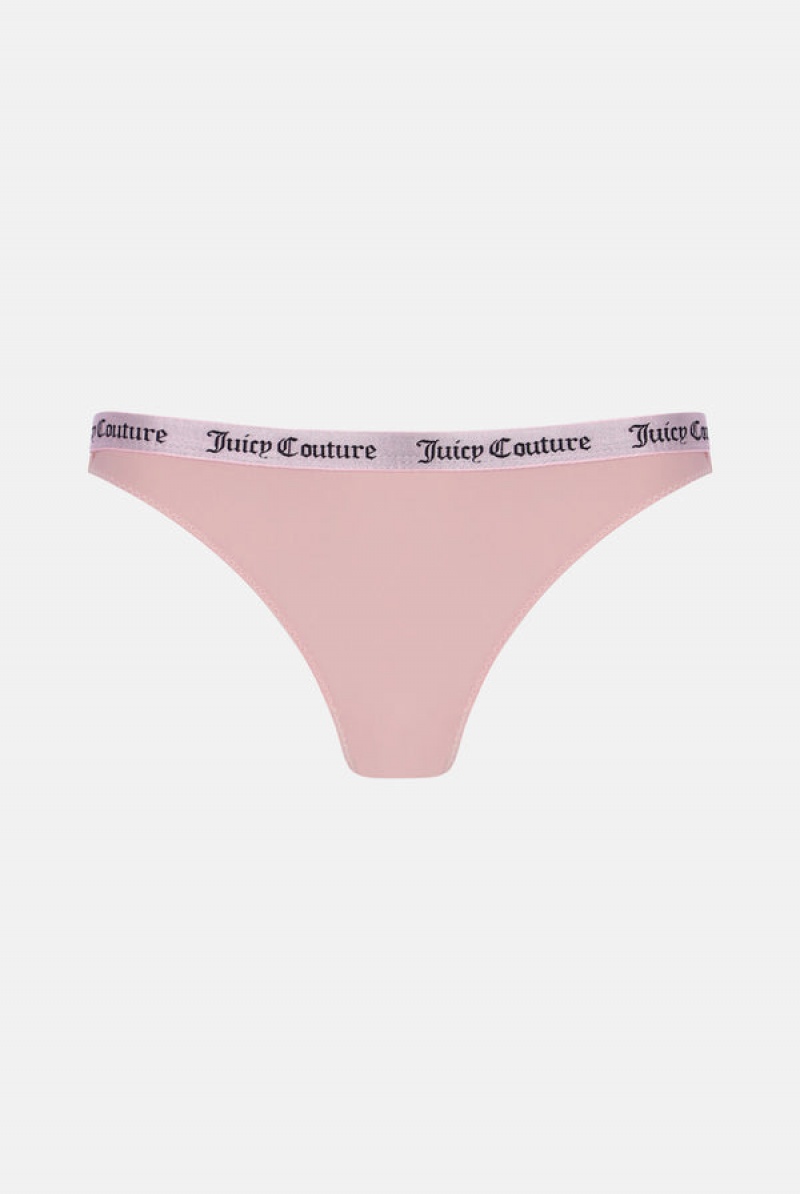 Juicy Couture Pack Of 3 Pitsi Trim Briefs Monivärinen | JC-SN652240