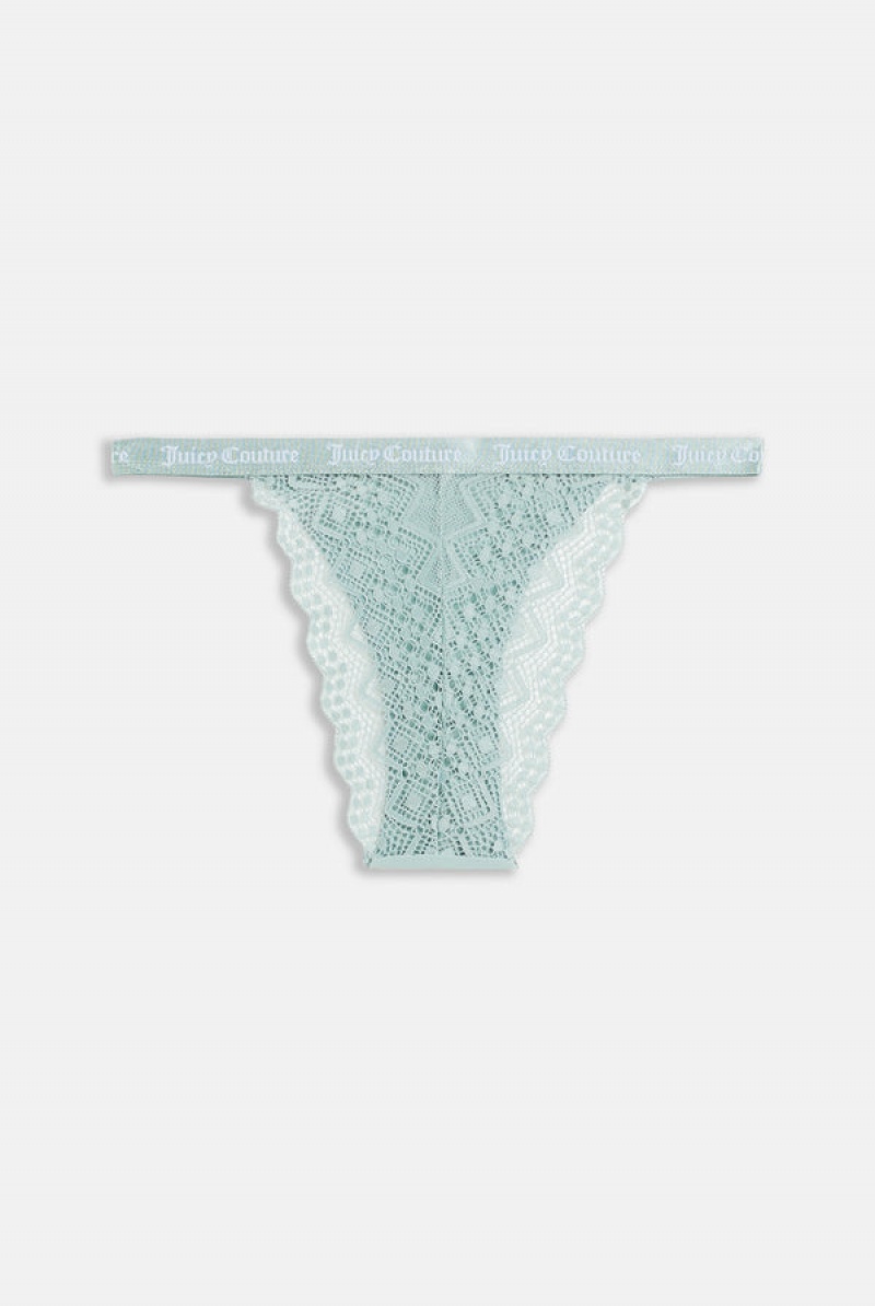 Juicy Couture Pack Of 3 Pitsi Trim Tanga Thongs Pinkki | JC-SN652279