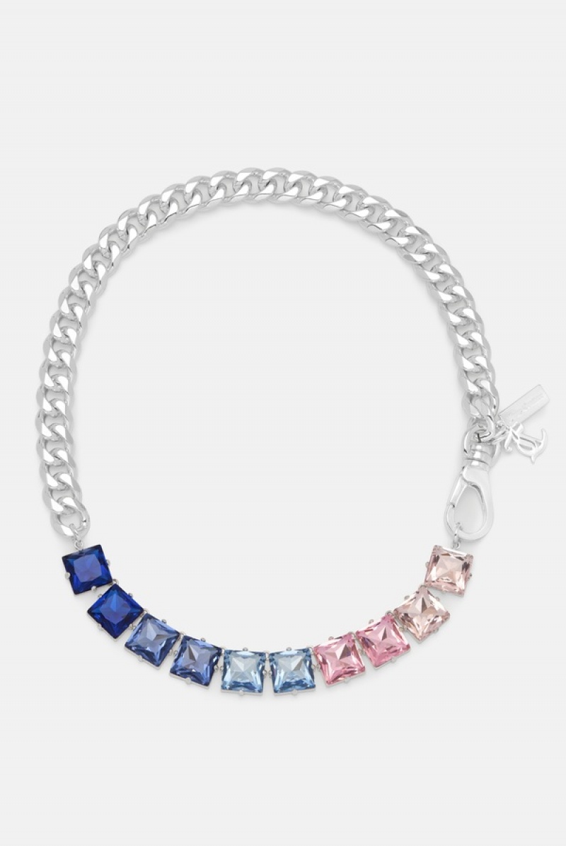 Juicy Couture Pastel Colour Crystal JC Choker Hopea | JC-SN652361