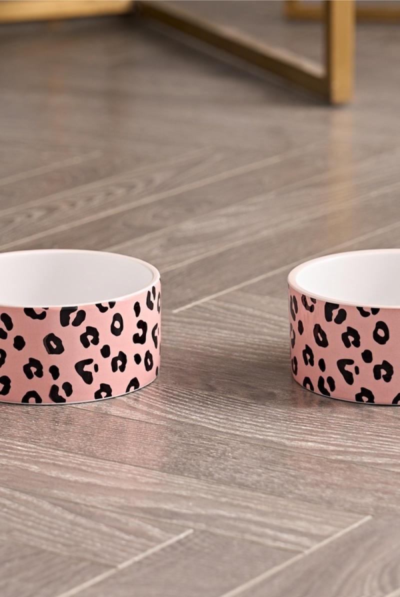 Juicy Couture Pet Set Of 2 Keraaminen Bowls Pinkki | JC-SN652306