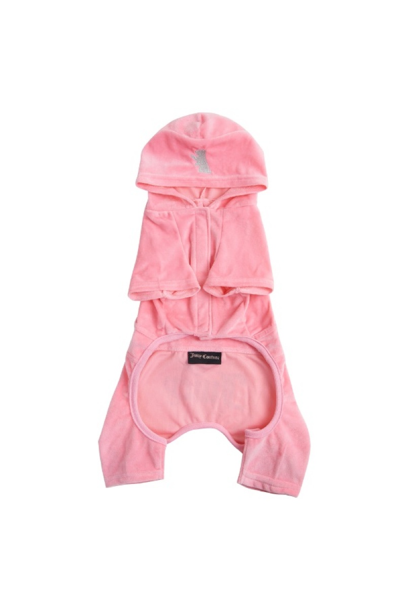 Juicy Couture Pet Velour Tracksuit M/L Pinkki | JC-SN652310