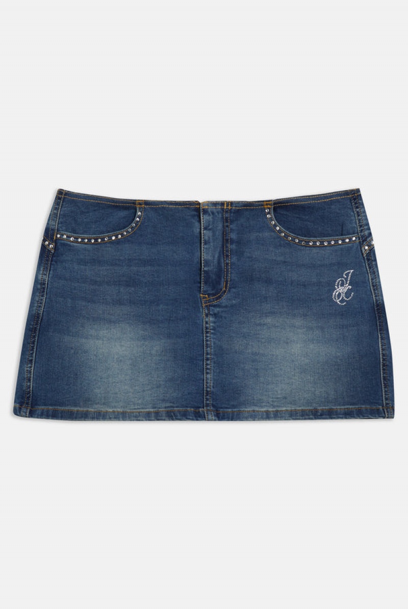 Juicy Couture Rodeo Mini Skirt Sininen | JC-SN652299